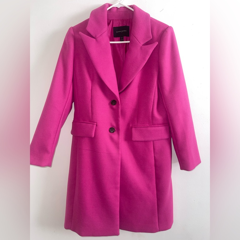 Banana Republic Pink Coat - Never Worn